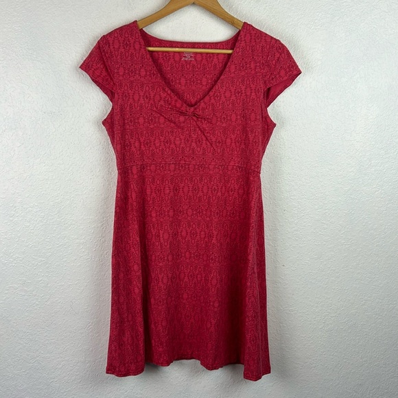 Perfect Toad&Co Rosemarie deep pink Dress M - Picture 2 of 6